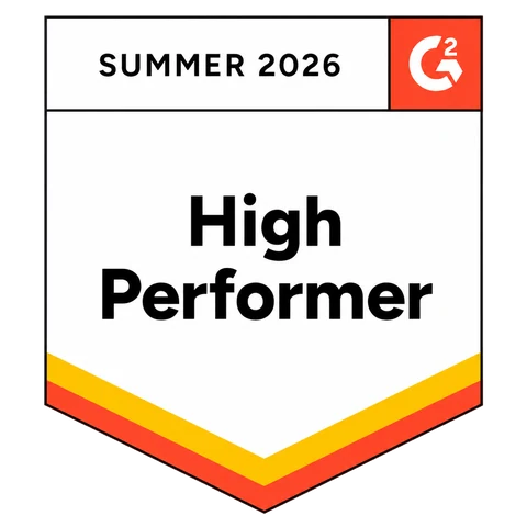 G2 Summer 2026 Global Leader — High Performer