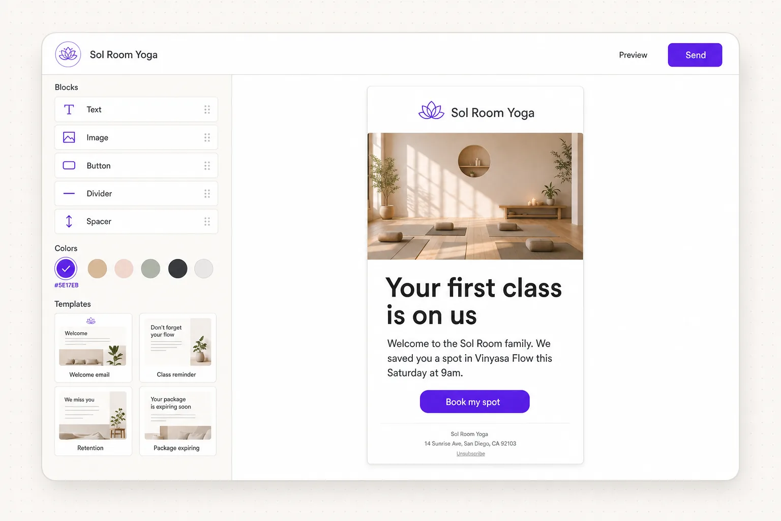Vibefam marketing automation workflow builder